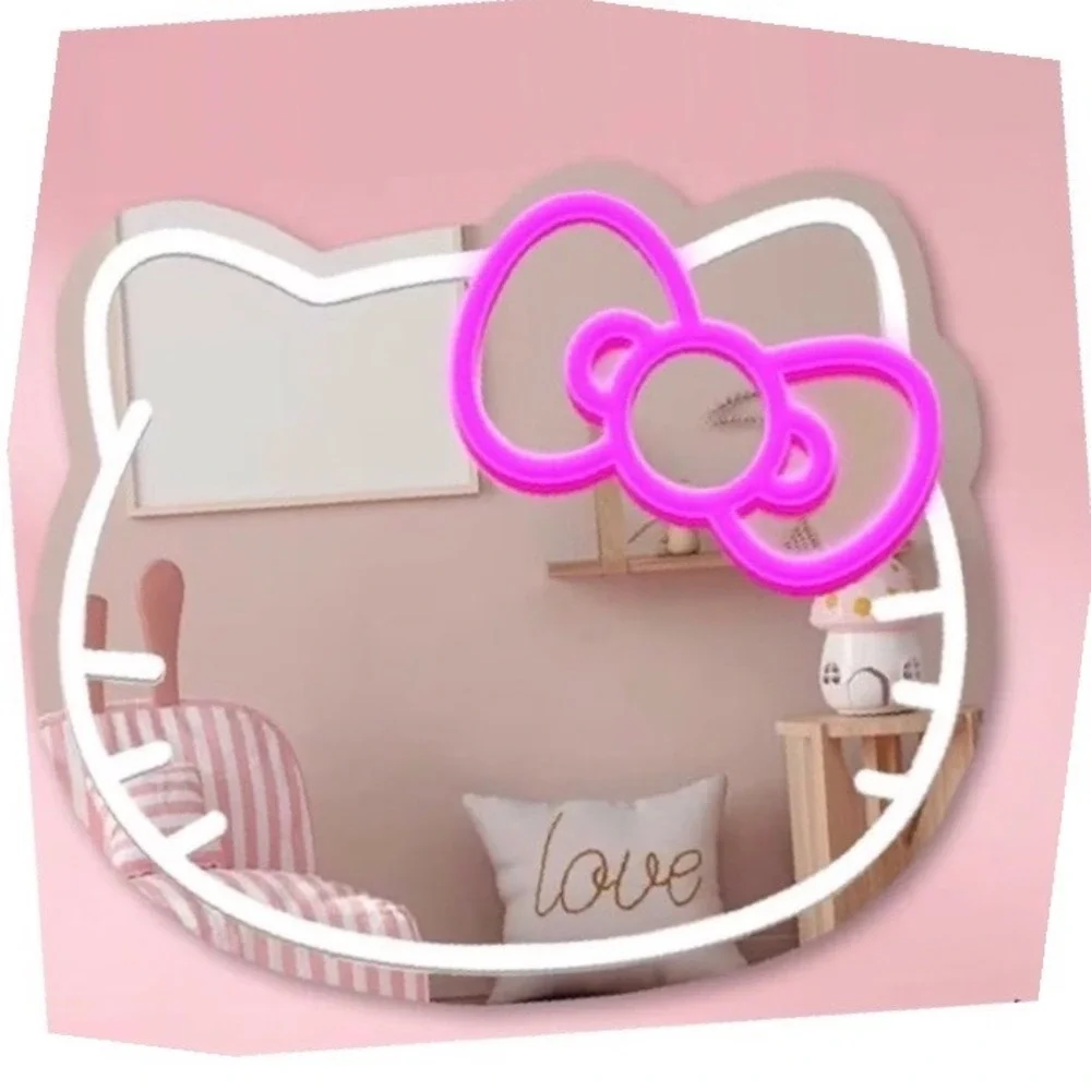 Hello Kitty LED Neon‎ Wall Mirror - NEW!!